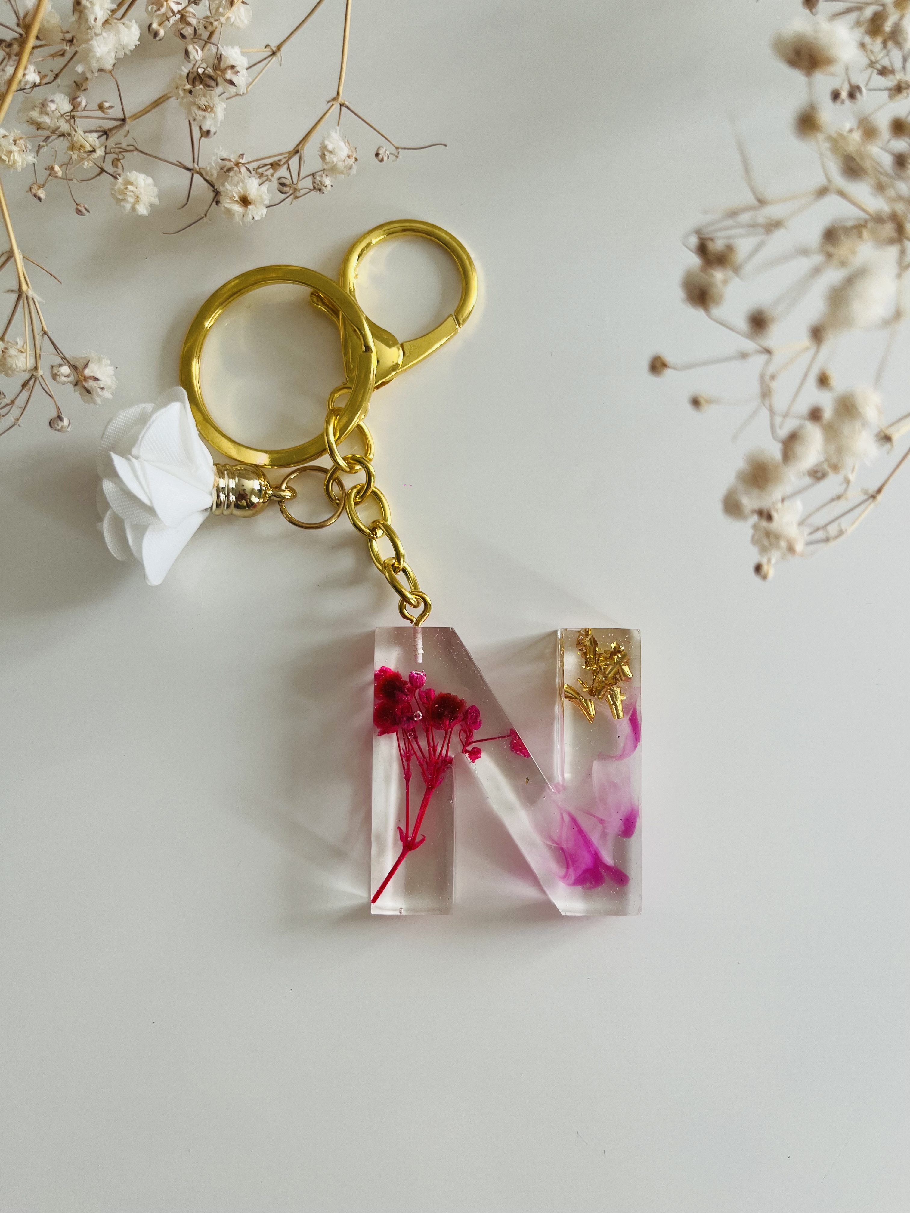 Přívěsek s květinou N