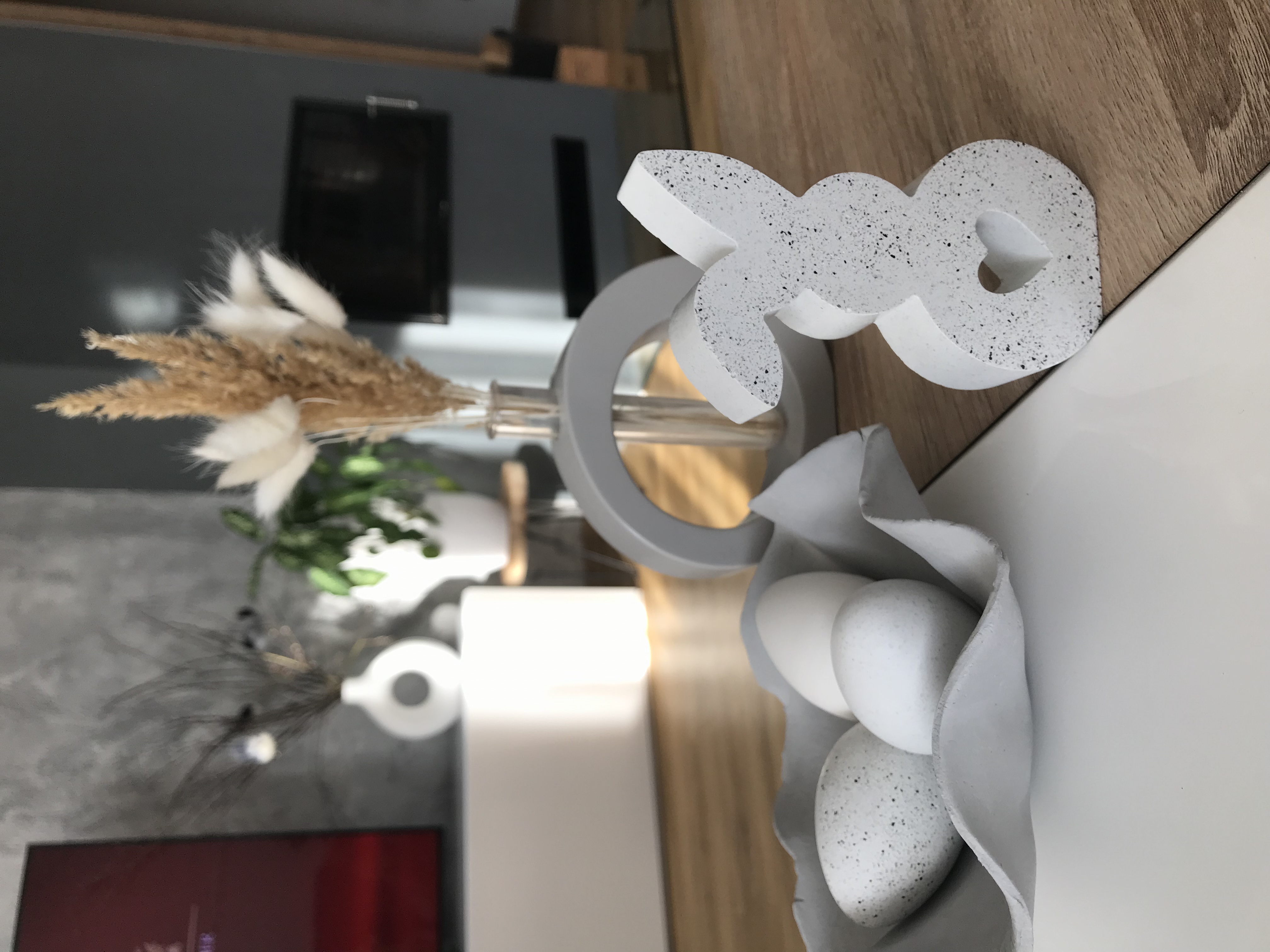 Velikonoční zajíček holka - kamínek