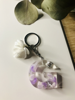 Přívěsek G fialový