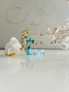 Přívěsek s květinou E