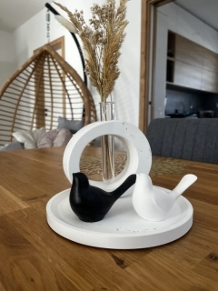 Dekorace na stůl s ptáčky