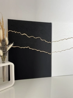 Ručně malované obrazy - Na vlně minimalismu (2ks)