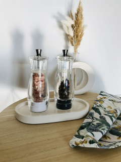 Podtácek Ovál v přírodní barvě